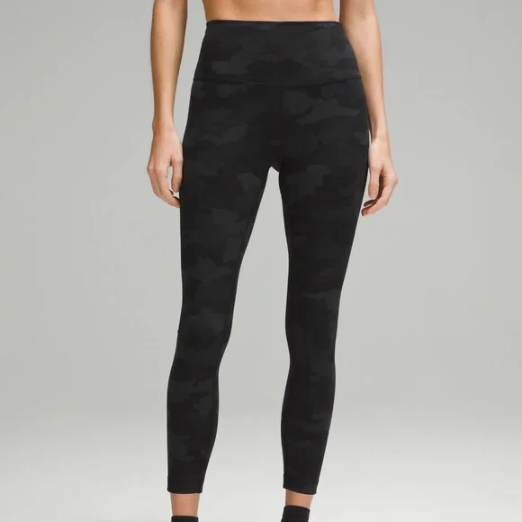 Lululemon Wunder Train High-Rise Tight 25. Color Heritage Camo Deep Coal Multi - Picture 2 of 8